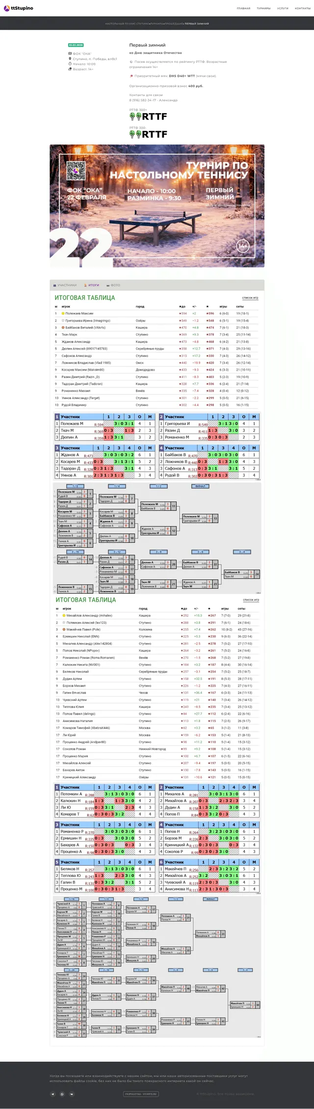 Скриншот проекта ttStupino